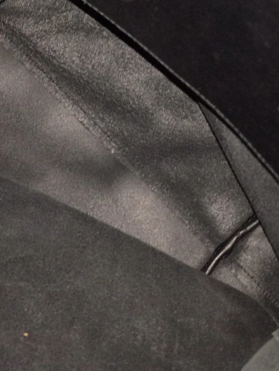 Madewell Classic True Black Cow Leather The Essential Bucket Tote Bag Mininalist - Picture 7 of 9